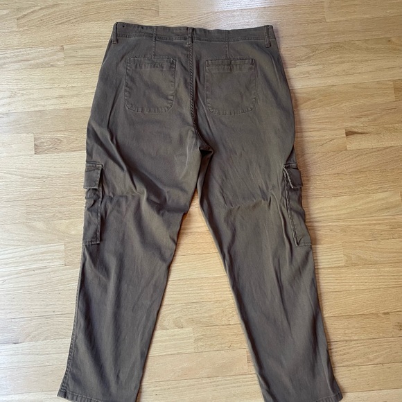 LIVERPOOL LOS ANGELES Cargo Crop Cuffed Pants Size 10 - Picture 8 of 14